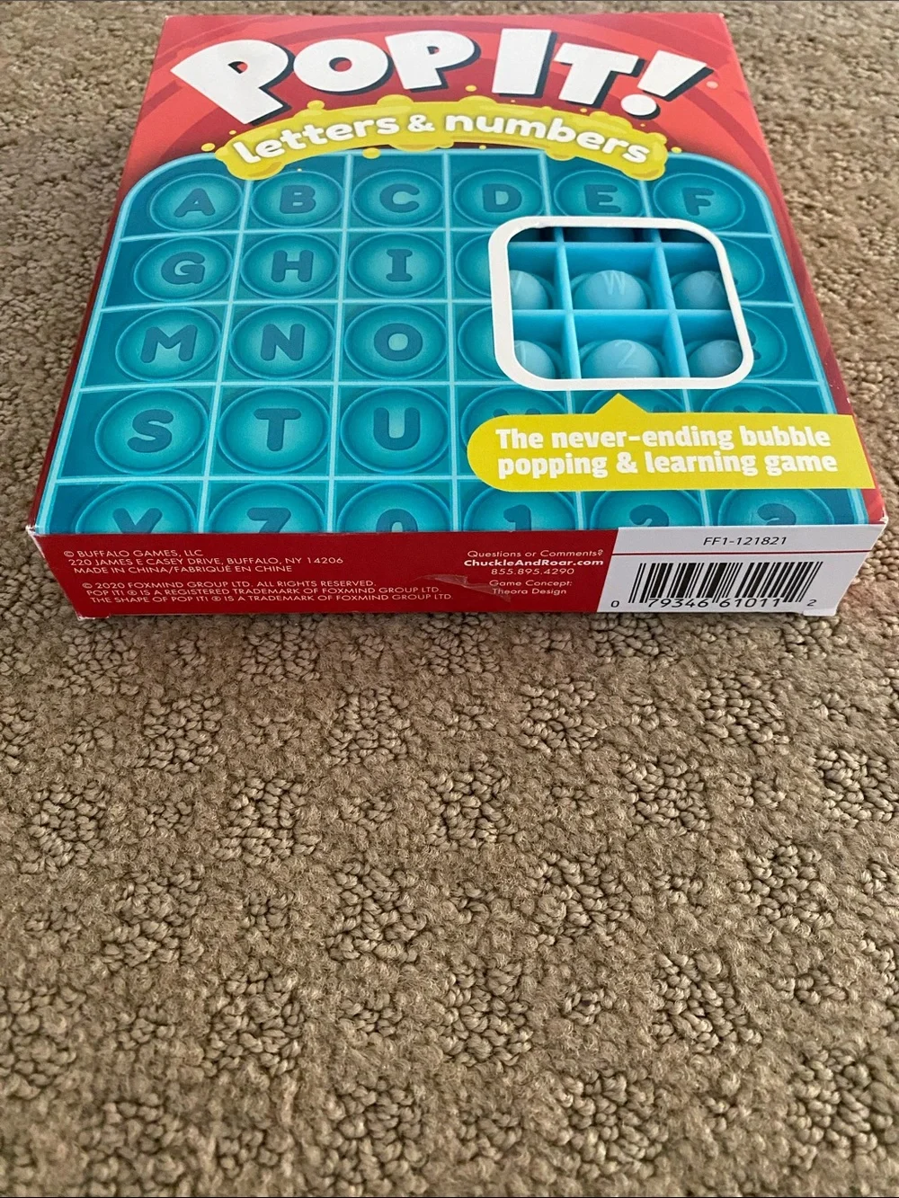 Pop It! Letters & Numbers